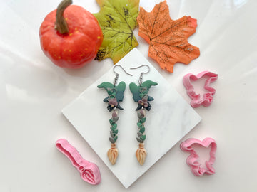Witch & Broom Halloween Cutter Collection Polymer Clay  Cutter • Fondant Cutter • Cookie Cutter